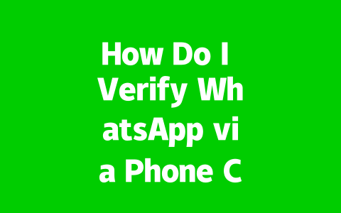 How Do I Verify WhatsApp via Phone Call in 2025? 2 00df7d6c3f15d6de5b523d95de204e40