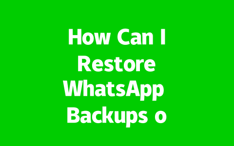 How Can I Restore WhatsApp Backups on Desktop in 2025? 2 0da96e1faad2a6cfbf1126f42d30e66a