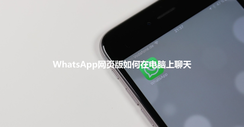 WhatsApp网页版如何在电脑上聊天 三