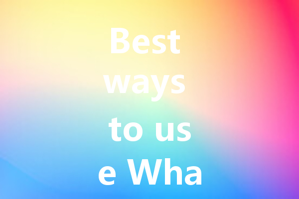 Best ways to use WhatsApp Web for business tasks 3 Best ways to use WhatsApp Web for business tasks 三
